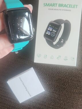 Smart Bracelet Fitness Tracker - Aqua